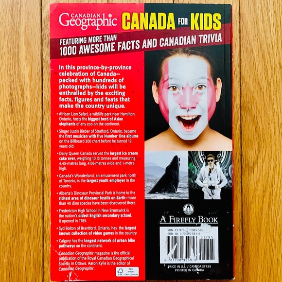 4/$30, Canadian Geographic Facts and Trivia Book, *BUNDLE DEAL! - Picture 2 of 4